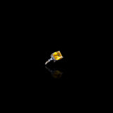 Bague en citrine 
, argent 925. Bague Eclat Solaire