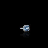 Bague "Eclat d'Azur" bague en topaze et zirconium argent 925