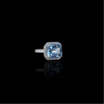 Bague "Eclat d'Azur" bague en topaze et zirconium argent 925