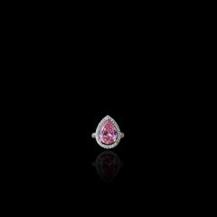 Bague "Imperial goutte d'améthyste rose" en argent 925