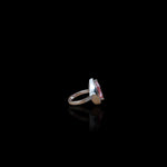 Bague "Imperial goutte d'améthyste rose" en argent 925