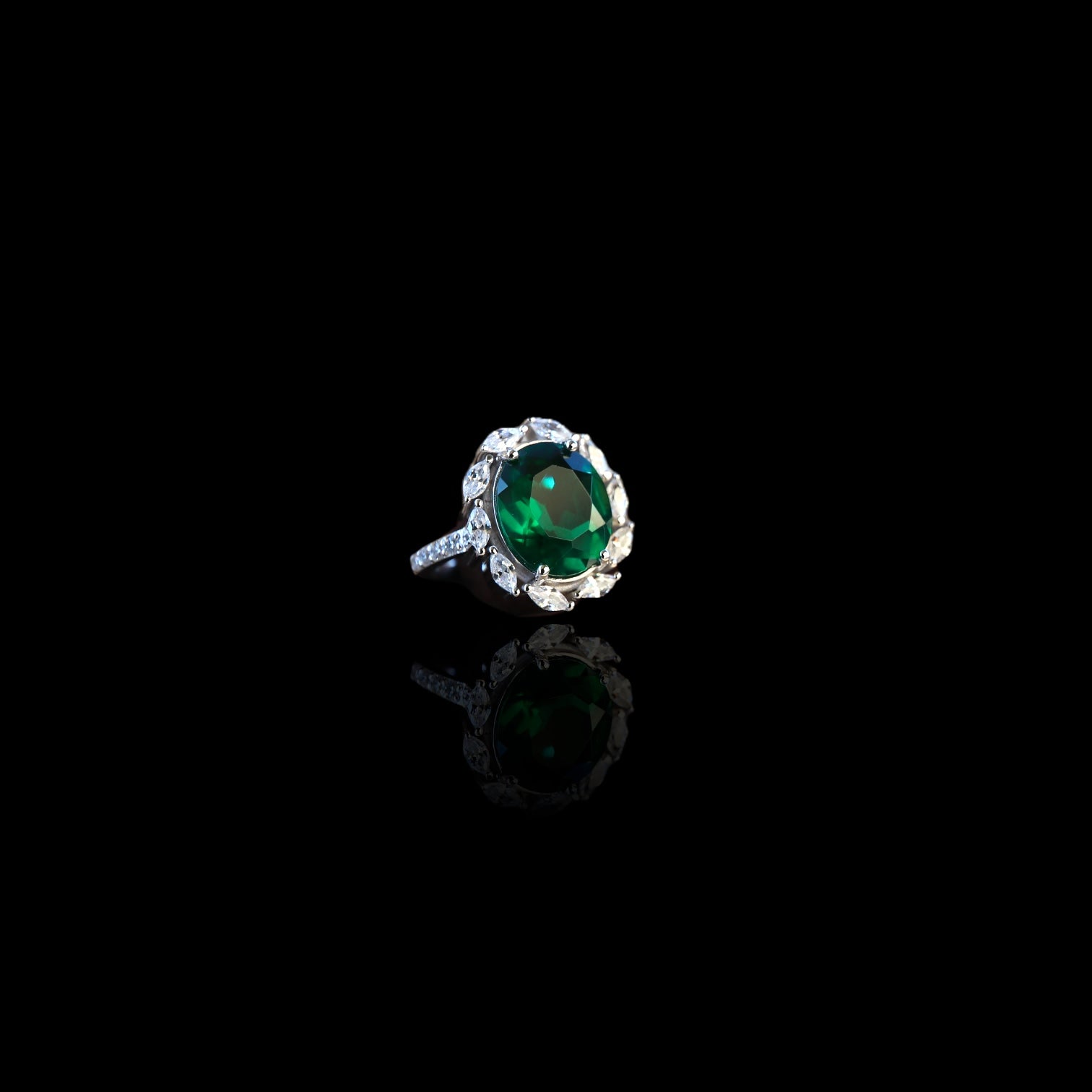 Bague Verde Lumina bague semblable emeraude