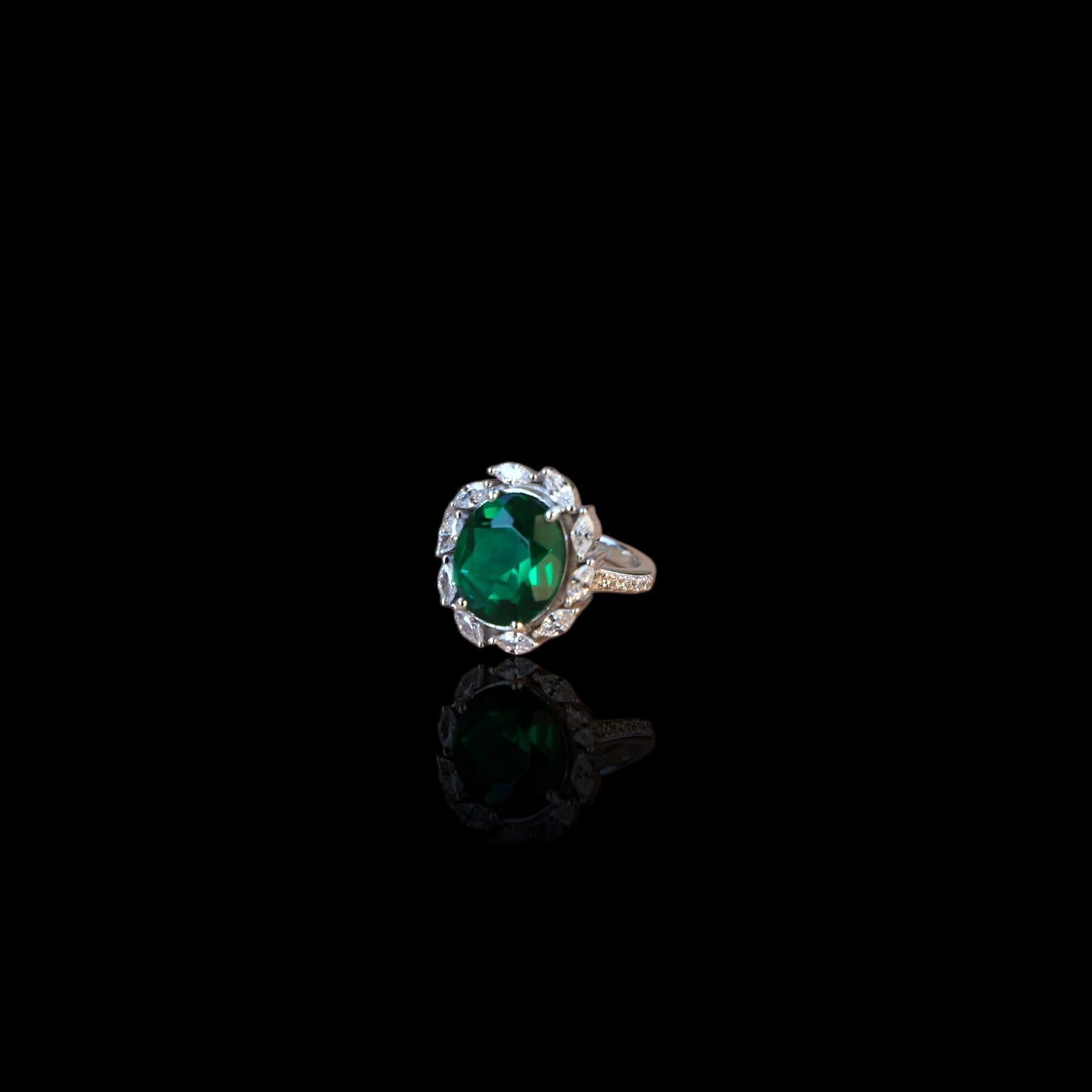 Bague Verde Lumina bague semblable emeraude
