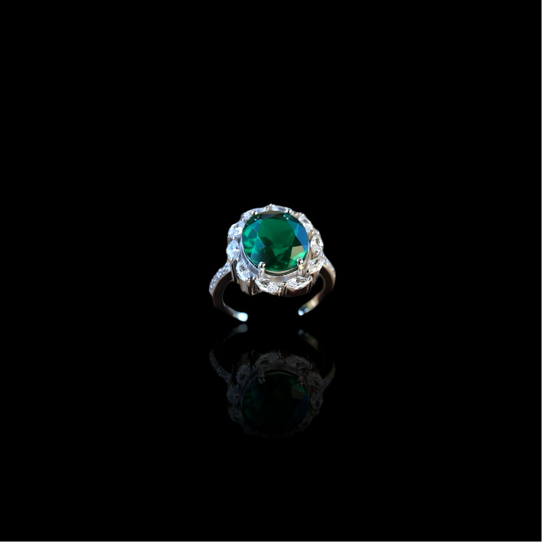 Bague Verde Lumina bague semblable emeraude