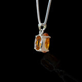 Pendentif en citrine brise solaire