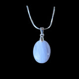 Pendentif calcédoine AA