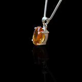 Pendentif en citrine brise solaire