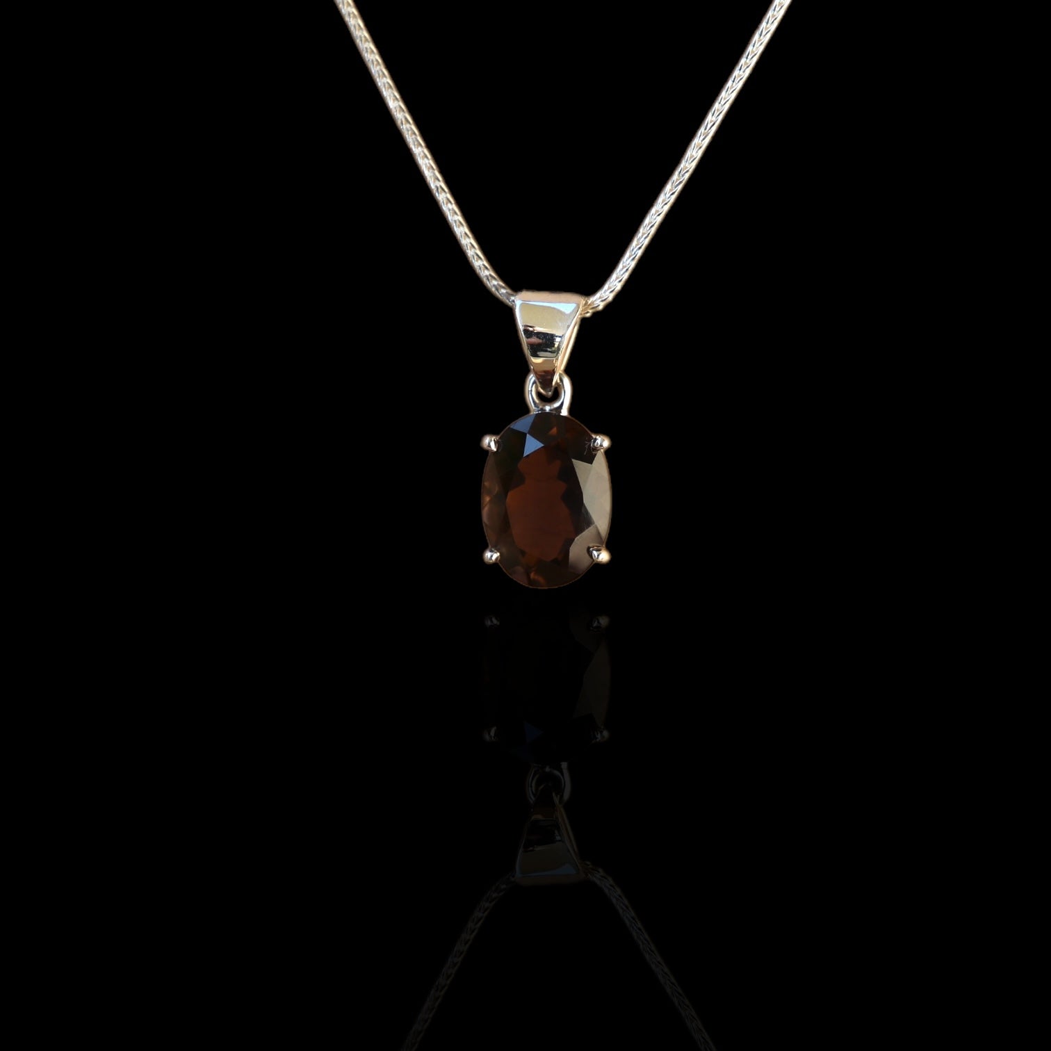 Pendentif Quartz Fumé
