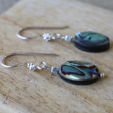 Boucles d’oreilles en ormeaux