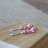 Boucles d’oreilles rhodocrosite