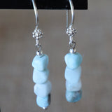 Boucles d’oreilles Larimar élégance Marine