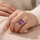 Bague Amélys en améthyste