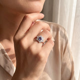 Bague Iolite naturelle – Création unique EVALA