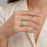 Bague Véléria en péridots