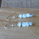 Boucles d’oreilles Larimar élégance Marine