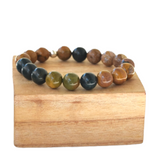 Bracelet Jaspe Océan 10 mm