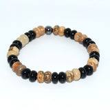 Bracelet jaspe paysage en rondelles