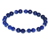 Bracelet lapis lazuli 6 mm