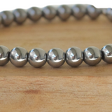 Bracelet Hématite argenté