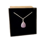 Collier en lépidolite