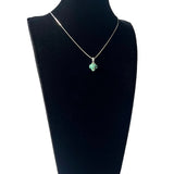 Collier fleur turquoise d'Afrique