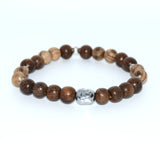 Bracelet bronzite / bois