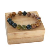 Bracelet Jaspe Océan 10 mm