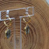 Boucles d'oreilles Divi turquoise