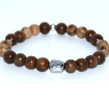 Bracelet bronzite / bois
