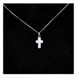 Collier "Ella croix en nacre"