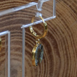 Boucles d'oreilles Divi turquoise