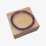 Bracelets améthyste AA 6 mm