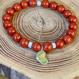 Bracelet Jaspe rouge amour