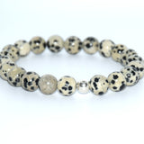 Bracelet jaspe dalmatien