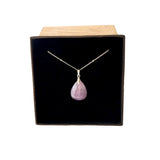 Collier en lépidolite