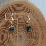 Boucles d'oreilles Divi turquoise