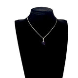 Collier " carré améthyste "