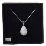 Collier goutte howlite