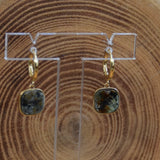 Boucles d'oreilles Divi turquoise