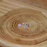 Boucles d'oreilles quartz rose "6mm"
