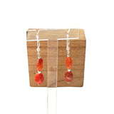 Boucles d'oreilles Agate feu