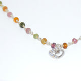 Collier " Tourma coeur"