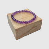 Bracelets améthyste AA 6 mm