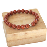 Bracelet Jaspe rouge