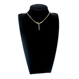 Collier fleur en sodalite