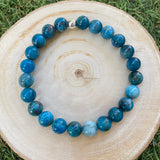 Bracelet apatite bleu