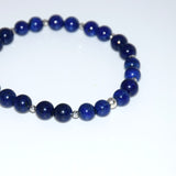 Bracelet lapis lazuli 6 mm