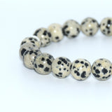 Bracelet jaspe dalmatien