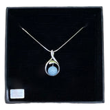 Collier " aigue marine "