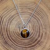 Pendentif "Carla oeil de tigre"